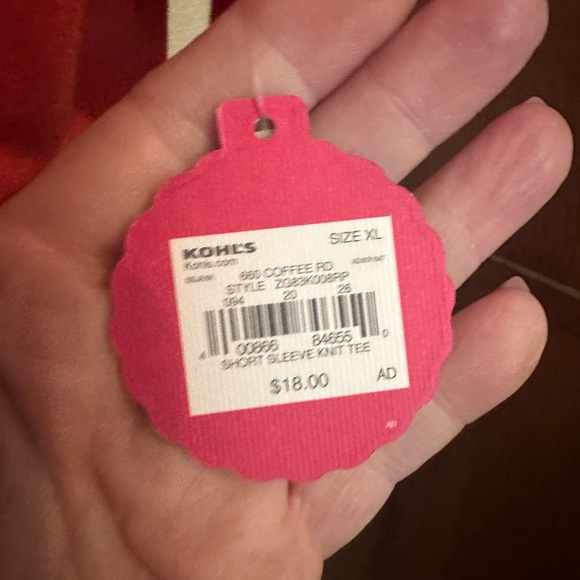 XL top by AAH orange colored NWT - Picture 6 of 7